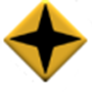 SFMC Rank Pin, Enlisted, Diamond, Star